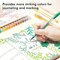 120 Unique Colors (No Duplicates) Gel Pens Set for Adult Coloring Books Art Markers